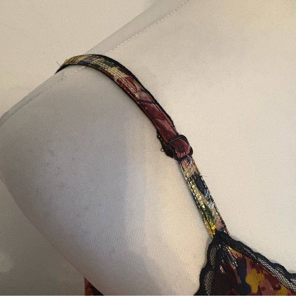 Love the Label Anthropologie Stunning Black Print Bohemian Dress! New! Large - Picture 6 of 15